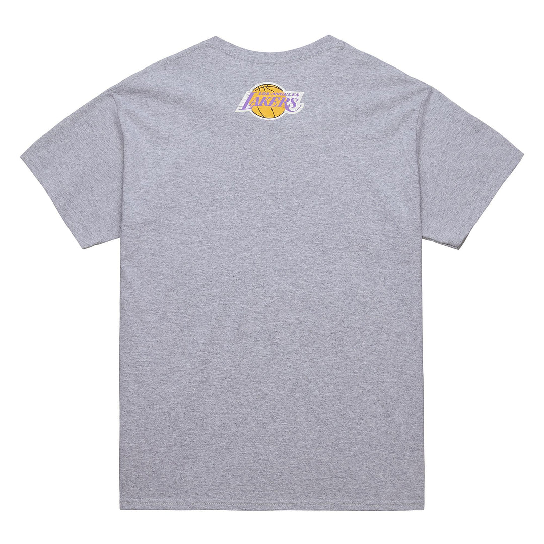 Los Angeles Lakers T-Shirt Mitchell &amp; Ness Heather Grey - THE 4TH QUARTER