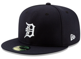 Detroit Tigers Fitted New Era 59Fifty On-Field Authentic Collection Navy Hat
