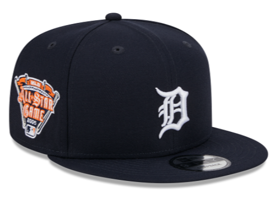 Detroit Tigers Snapback New Era 9Fifty 2005 All Star Game Patch Navy Cap Hat Grey UV - THE 4TH QUARTER