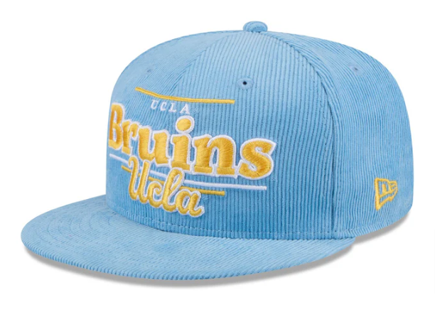 UCLA Bruins Snapback New Era 9Fifty Corduroy Throwback Display Cap Hat - THE 4TH QUARTER