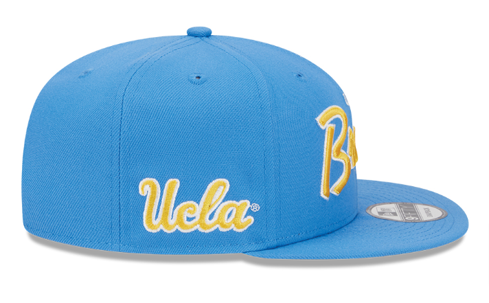UCLA Bruins Snapback New Era 9Fifty Script Sky Cap Hat Grey UV - THE 4TH QUARTER