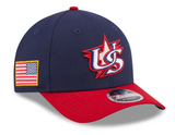 USA Snapback 9Forty New Era Flag Patch M-Crown Adjustable Hat Cap