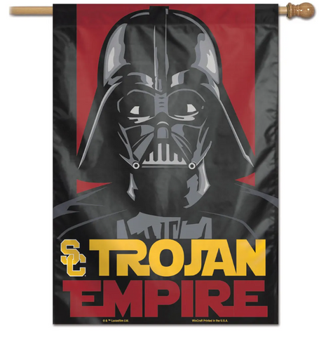 USC Trojans Bar Home Decor Darth Vader Vertical Flag 28" x 40"