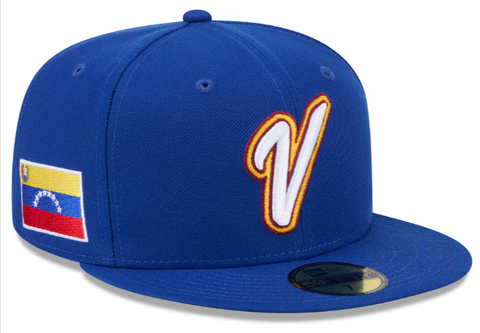 Venezuela Fitted New Era 59Fifty World Baseball Classics 2026 Flag Patch Cap Hat - THE 4TH QUARTER