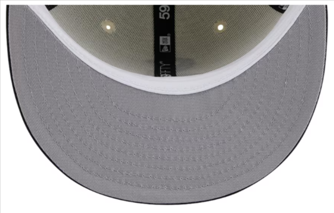 Chicago White Sox Fitted 59Fifty New Era Black Cap Hat Grey UV - THE 4TH QUARTER