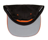 Cleveland Browns Snapback Retro Vintage Logo Cap Hat Brown Orange - THE 4TH QUARTER