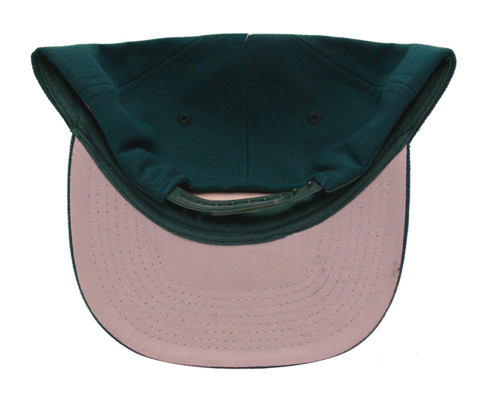 Green Bay Packers Snapback Vintage Logo Cap Hat Green - THE 4TH QUARTER