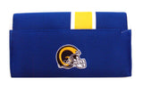 Los Angeles Rams Ladies Mesh Trifold Organizer Wallet