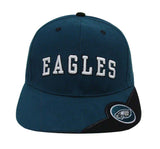 Philadelphia Eagles Snapback Retro Vintage Arch Cap Hat Green - THE 4TH QUARTER