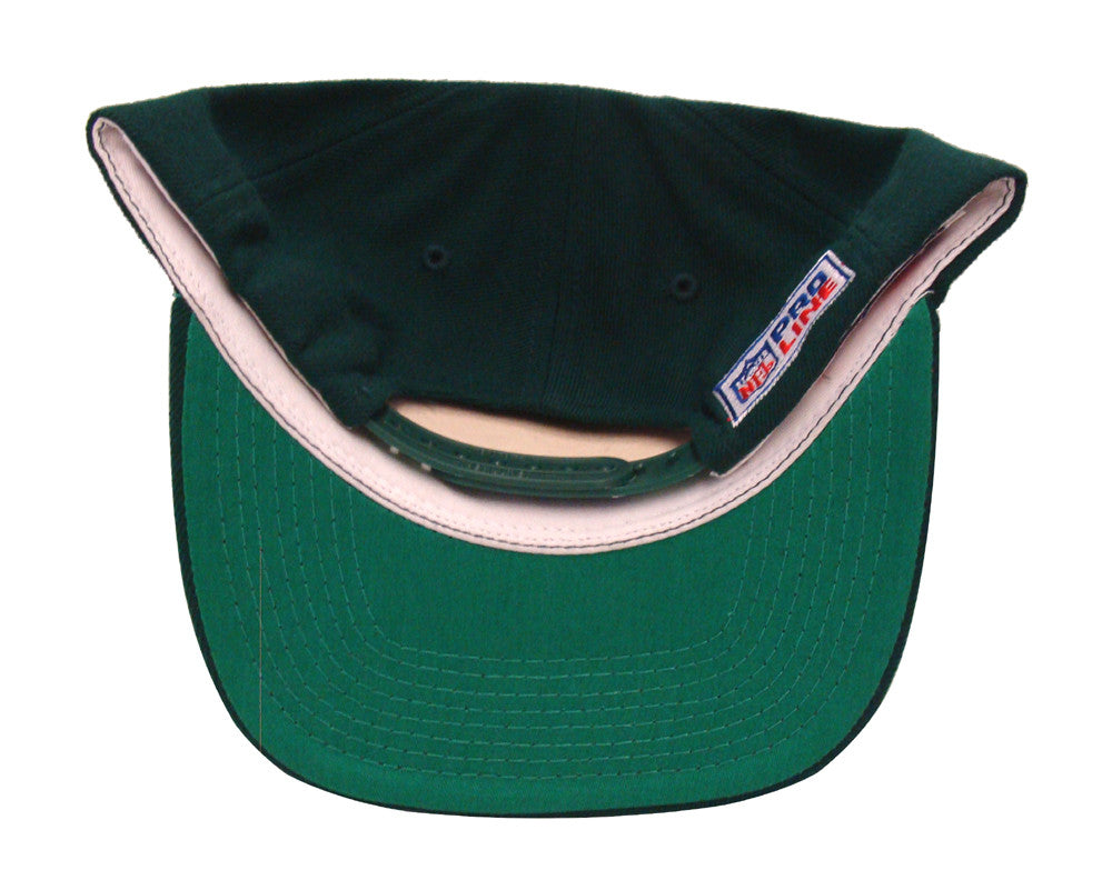 Green Bay Packers Snapback Vintage XL Logo Cap Hat Green - THE 4TH QUARTER