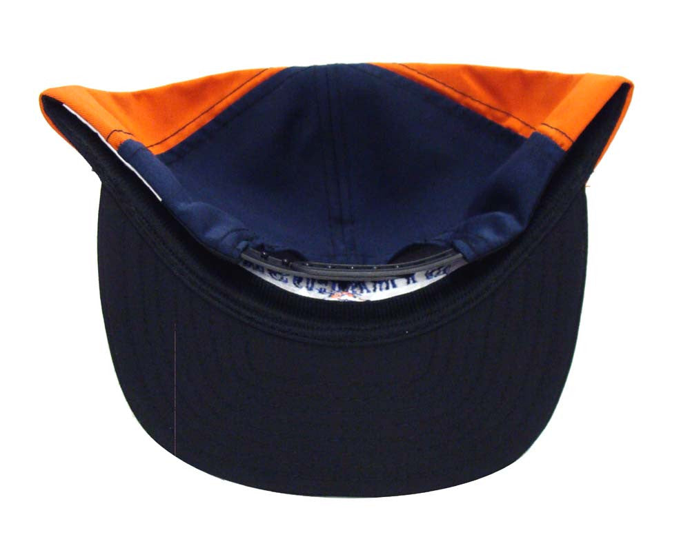 Syracuse Orangemen Snapback Retro Vintage Name &amp; Logo Cap Hat Tri - THE 4TH QUARTER