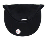 Pittsburgh Pirates Fitted New Era 59Fifty Black Logo White Outline Cap Hat Black - THE 4TH QUARTER