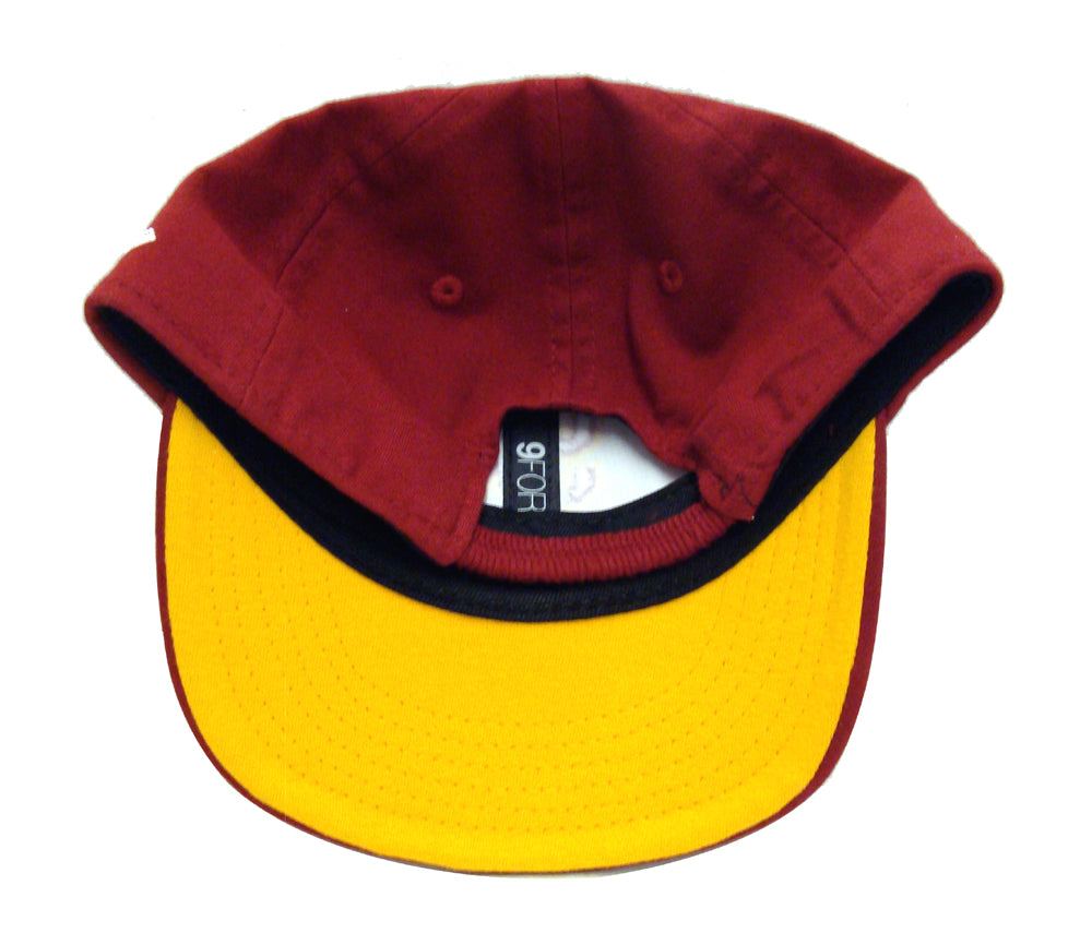 USC Trojans Elastic Strap Toddler New Era Heather Tot Cap Hat Burgundy Grey - THE 4TH QUARTER