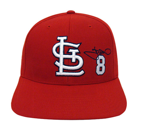 St. Louis Cardinals Snapback Retro Vintage #8 JD Drew Cap Hat Red - THE 4TH QUARTER