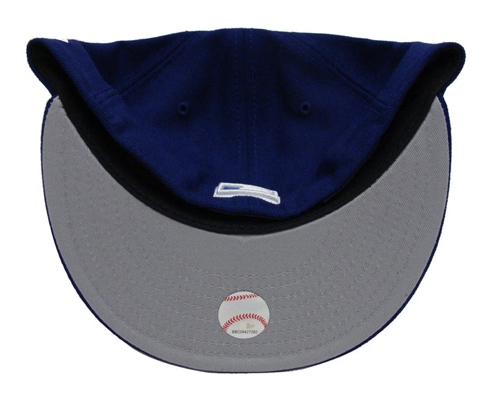Brooklyn Dodgers Fitted New Era 59FIFTY Logo Cap Hat Blue GREY UV - THE 4TH QUARTER