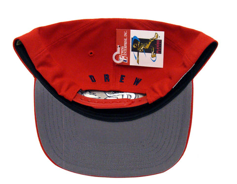 St. Louis Cardinals Snapback Retro Vintage #8 JD Drew Cap Hat Red