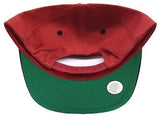 Miami Heat Snapback Retro Name & Logo Red Black Cap Hat - THE 4TH QUARTER