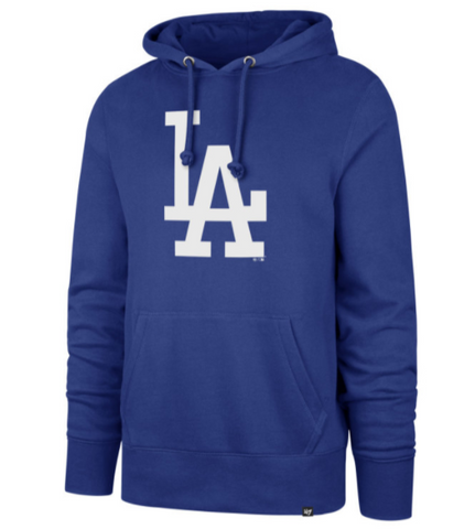 Los Angeles Dodgers Mens Sweatshirt 47 Headline LA Logo Pullover Hoodie