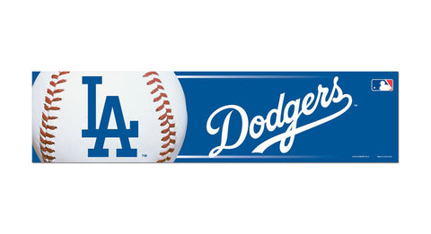 Los Angeles Dodgers Sticker 3" x 12" Bumper Sticker - THE 4TH QUARTER