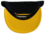 Michigan Wolverines Snapback 47 Blackout Retro Cap Hat 2 Tone Black Yellow