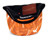 Cleveland Cavaliers Snapback Mitchell & Ness Team Color Stroke Cap Black Orange - THE 4TH QUARTER