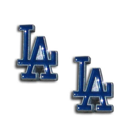 Los Angeles Dodgers Earrings Stud Logo - THE 4TH QUARTER