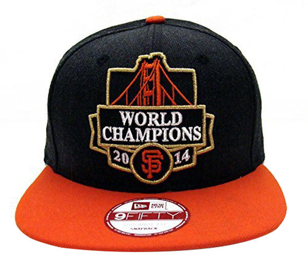 ☆New Era☆ MLB San Francisco Giants Team Logo Man to Man Da San Francisco Giants New Era 3X WS Champions Snapback Cap