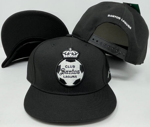 Club Santos Laguna Snapback Sk-93 Pro Brand Cap Hat Black WL