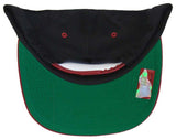 Mississippi State Bulldogs Snapback Logo Retro Cap Hat 2 Tone Black Burgundy - THE 4TH QUARTER