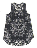 Los Angeles Kings Womens Touch by Alyssa Milano Flourish Tank Charcoal