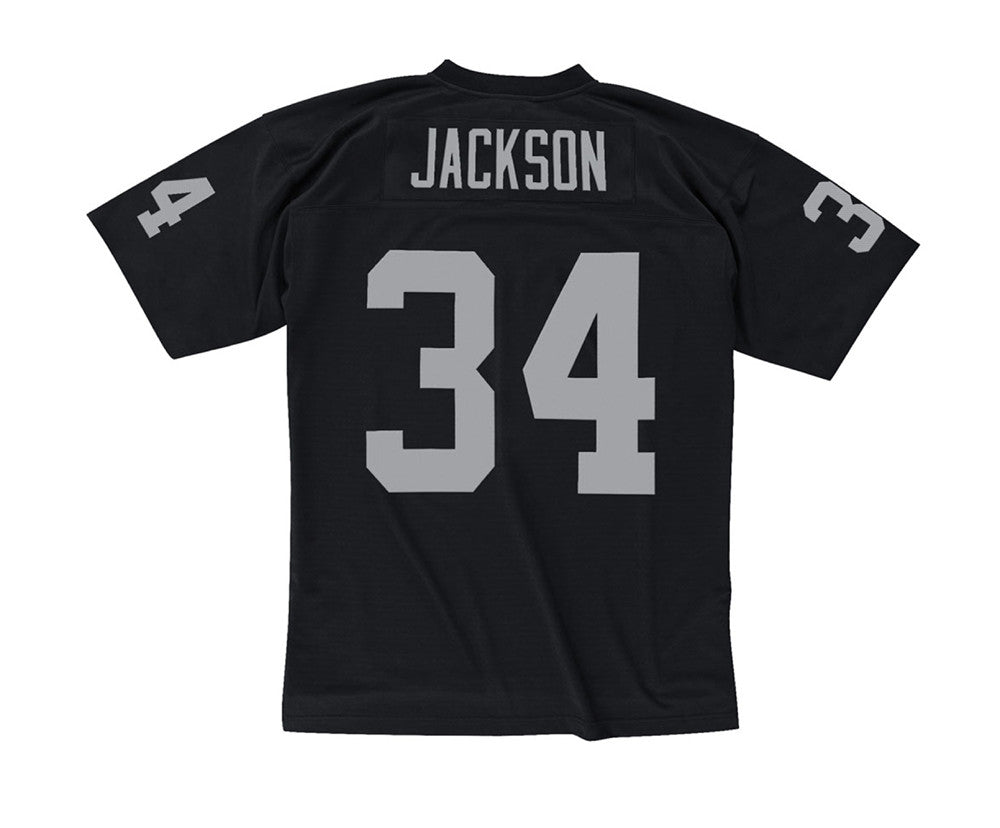 Los Angeles Raiders Mens Jersey Mitchell & Ness # 34 Bo Jackson 1988 R