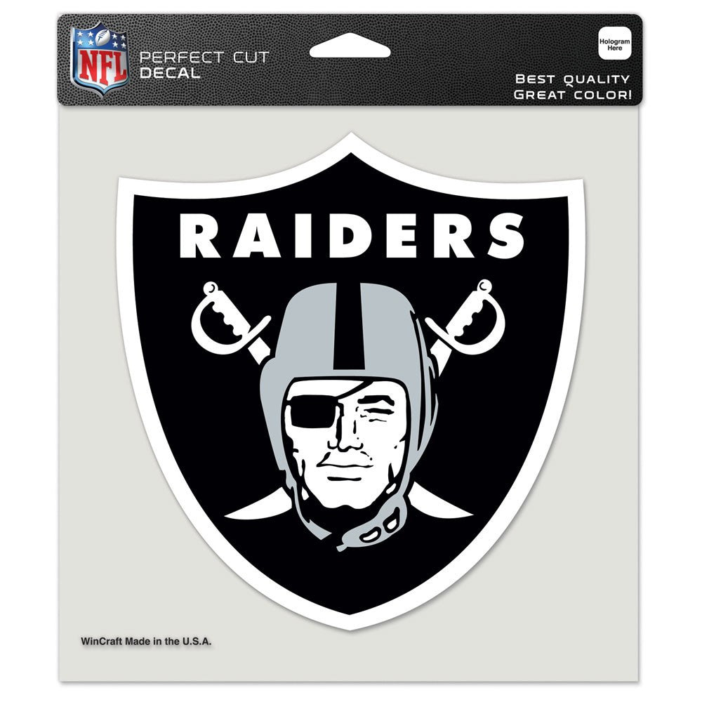 Oakland Raiders Decal Logo 8x8 Die-Cut Sticker - THE 4TH QUARTER