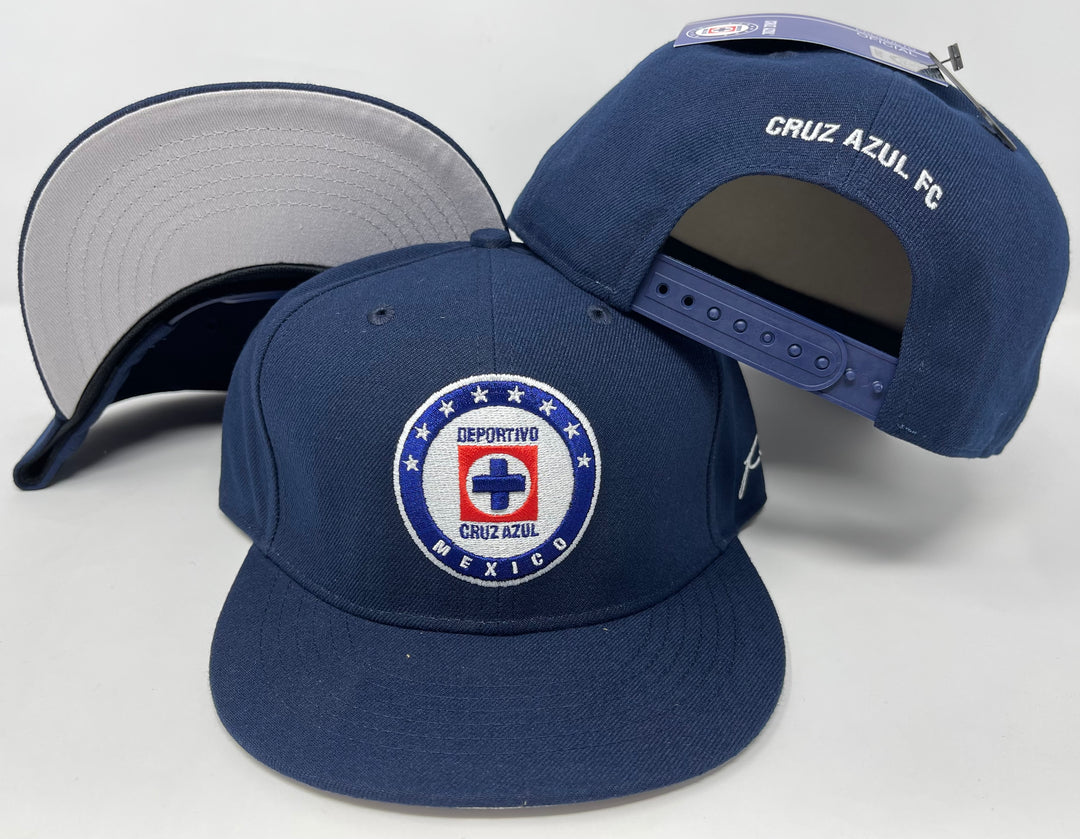 Cruz Azul Snapback Sk-93 Pro Brand Cap Hat Navy - THE 4TH QUARTER