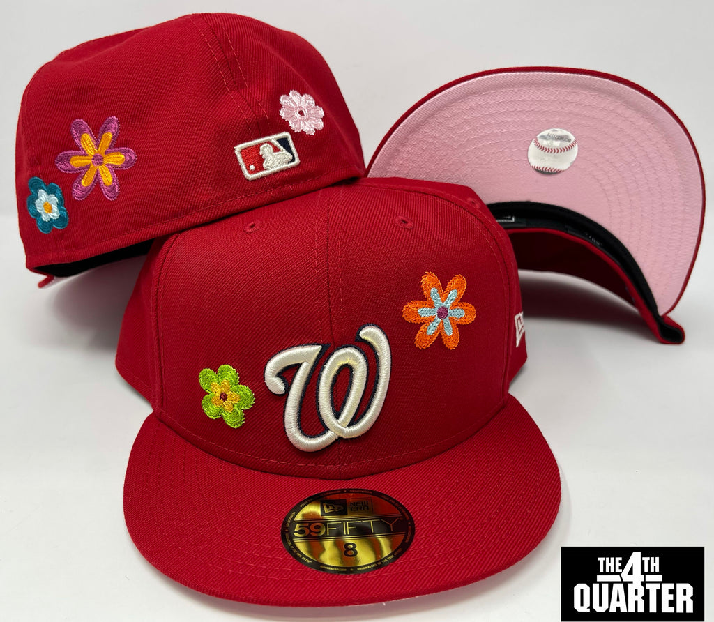 NEW ERA 59FIFTY MLB BOSTON BRAVES TWO TONE / PINK UV FITTED CAP