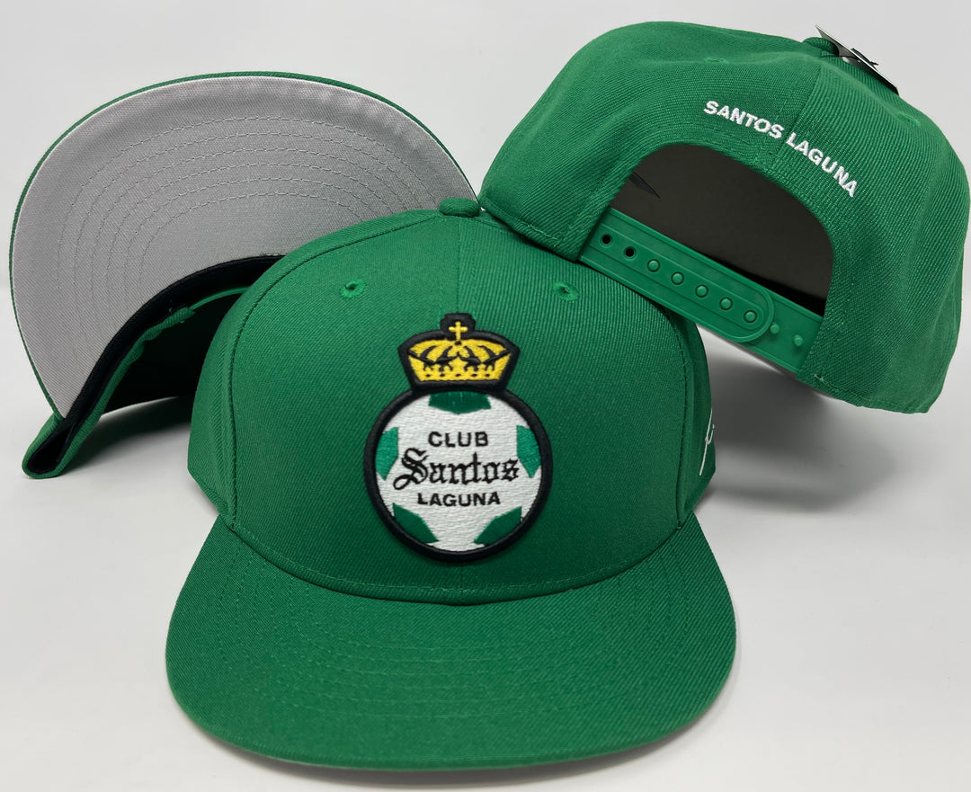 Club Santos Laguna Snapback Sk-93 Pro Brand Cap Hat Green - THE 4TH QUARTER