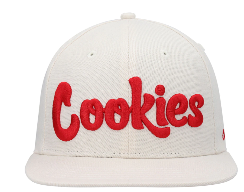 Cookies Original Thin Mint Snapback Cream Red Hat - THE 4TH QUARTER