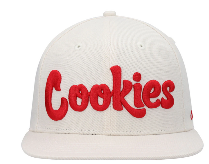 Cookies Original Thin Mint Snapback Cream Red Hat - THE 4TH QUARTER