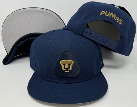 Pumas Unam Snapback Sk-93 Pro Brand Cap Hat Navy