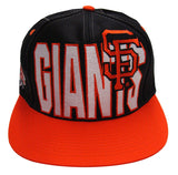 San Francisco Giants Snapback Logo 7 Vintage XL Block Cap Hat - THE 4TH QUARTER