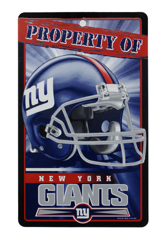 New York Giants Bar and Home Decor Property of Sign - THE 4TH QUARTER
