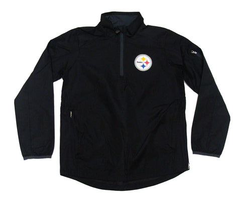Pittsburgh Steelers Youth 1/4 Zip Windbreaker Jacket - THE 4TH QUARTER