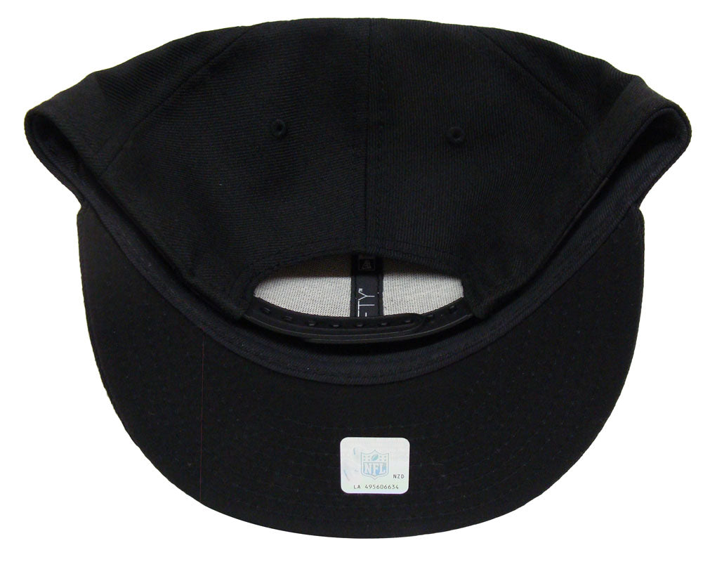Los Angeles Chargers Snapback New Era Black on Black Cap Hat - THE 4TH QUARTER