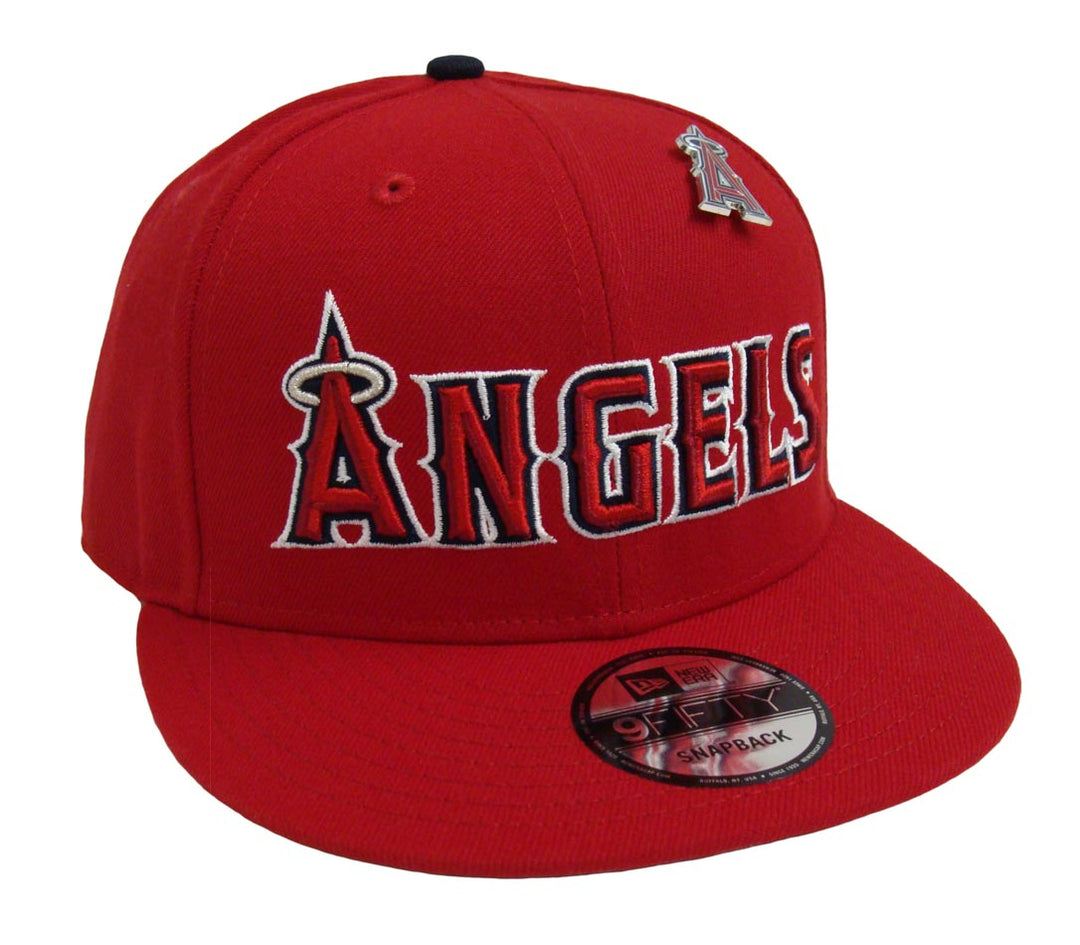 Anaheim Angels Snapback New Era 9Fifty Pinned Red - THE 4TH QUARTER