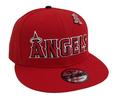 Anaheim Angels Snapback New Era 9Fifty Pinned Red
