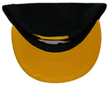 Boston Bruins Snapback Retro 47 Blackout Cap Hat 2 Tone Black Yellow