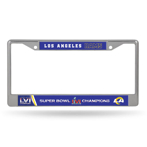 Los Angeles Rams Super Bowl LVI Champions Chrome Frame