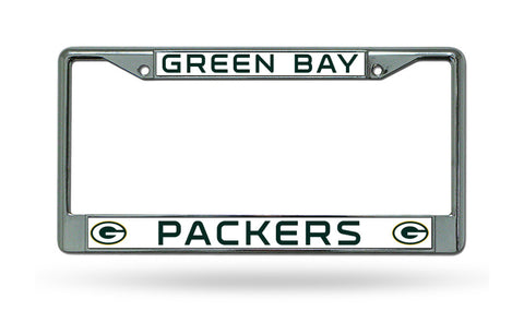 Green Bay Packers Chrome License Plate Frame - THE 4TH QUARTER
