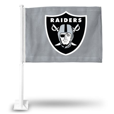 Raiders Tailgating Truck or Car Flag Grey