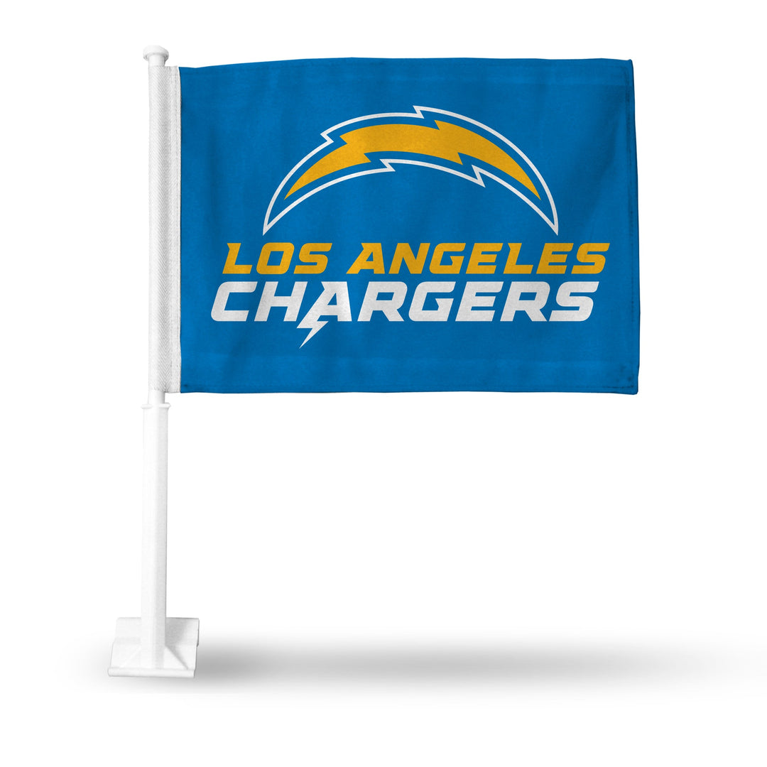 Los Angeles Chargers Tailgating Truck or Car Flag Bolt  Wordmark Logo - THE 4TH QUARTER