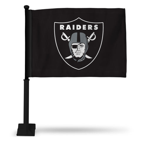 Raiders Tailgating Truck or Car Flag Black